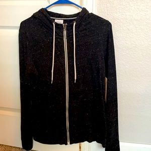 Black DANSKIN zip up hoodie